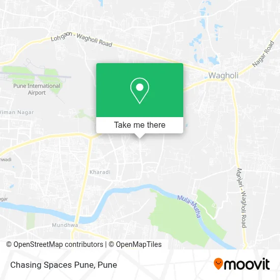 Chasing Spaces Pune map