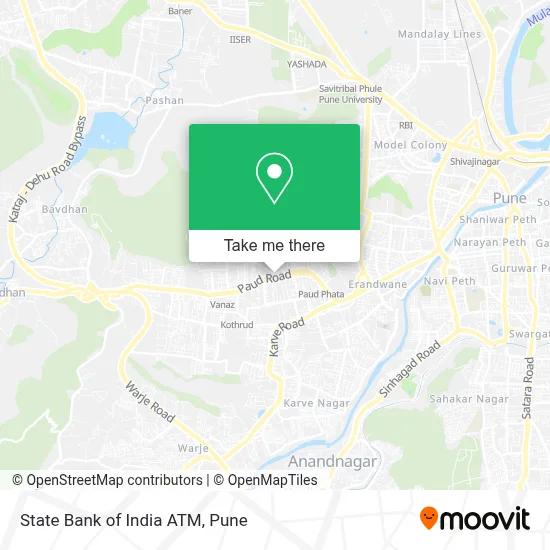 State Bank Of India Atm map