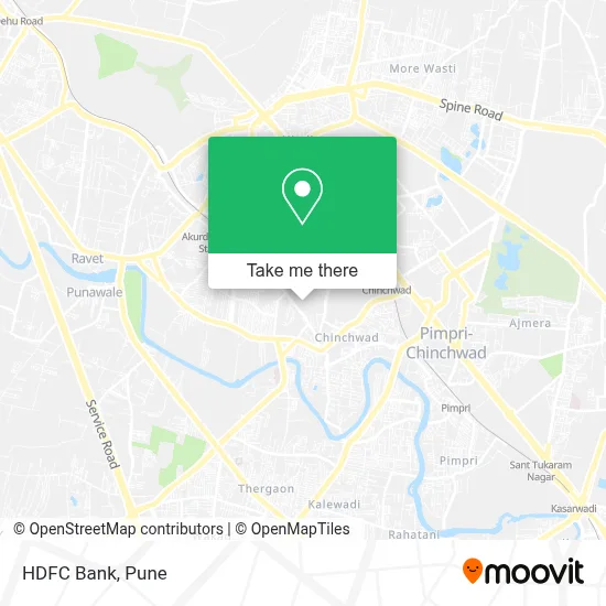 HDFC Bank map