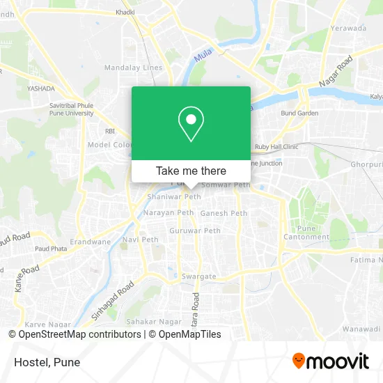 Hostel map