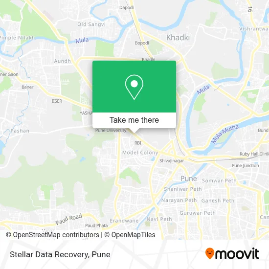 Stellar Data Recovery map