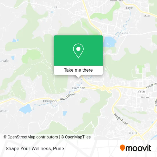Shape Your Wellness map