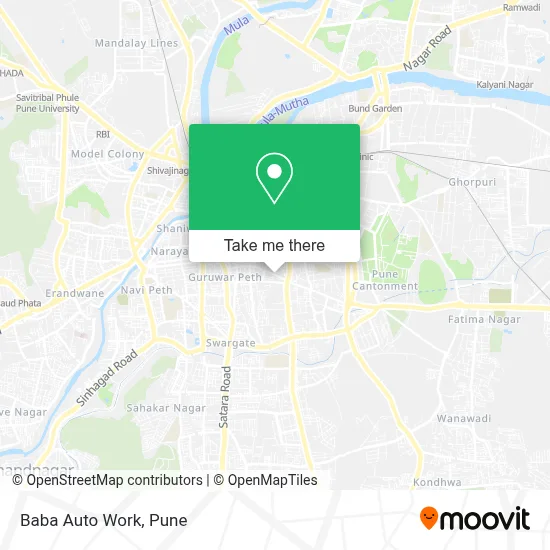 Baba Auto Work map