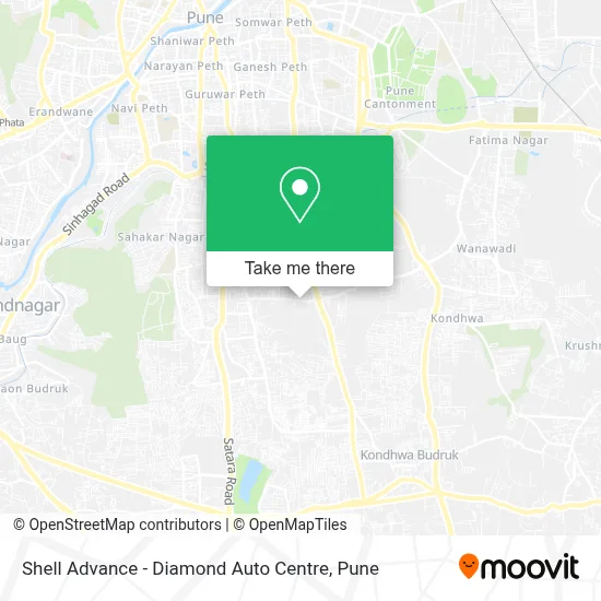 Shell Advance - Diamond Auto Centre map
