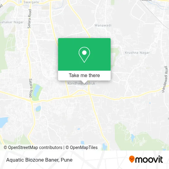 Aquatic Biozone Baner map