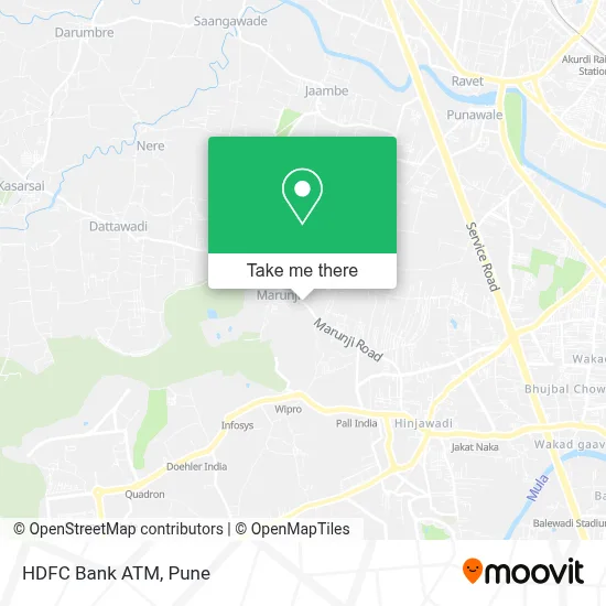 HDFC Bank Atm map
