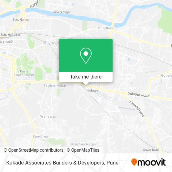 Kakade Associates Builders & Developers map