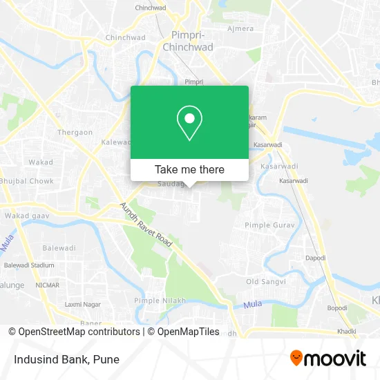 Indusind Bank map