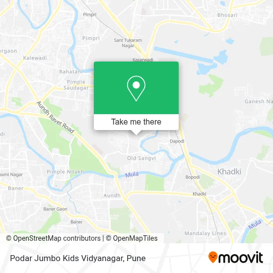 Podar Jumbo Kids Vidyanagar map