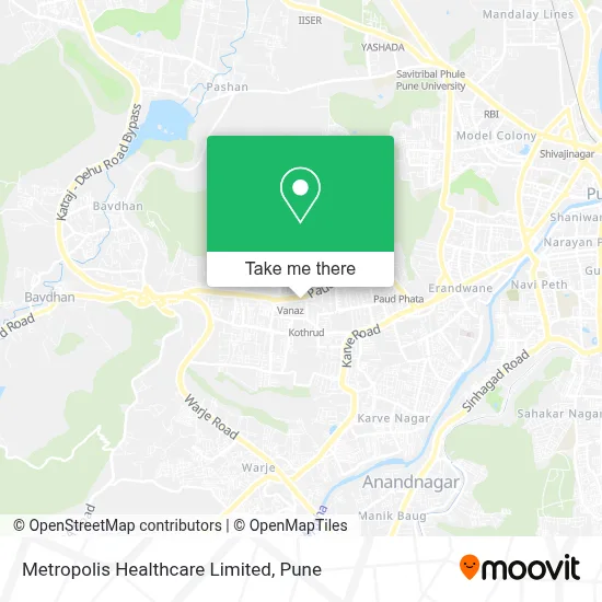 Metropolis Healthcare Limited map