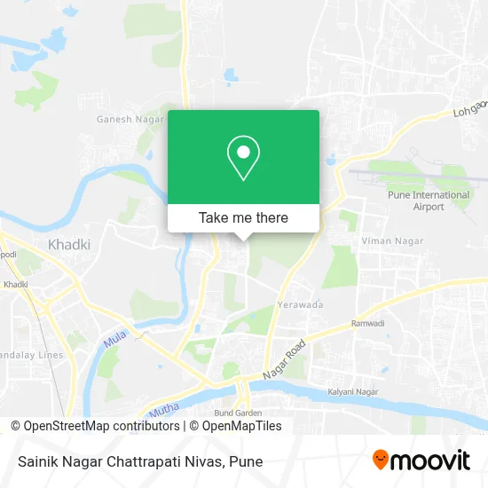 Sainik Nagar Chattrapati Nivas map