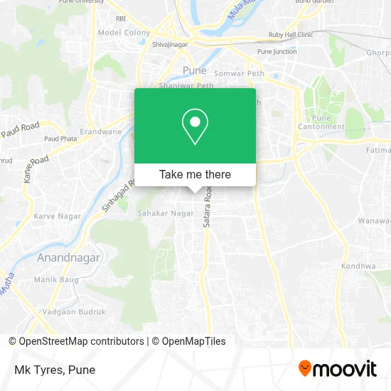 Mk Tyres map