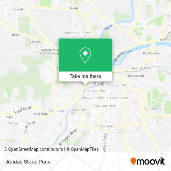 Adidas Store map