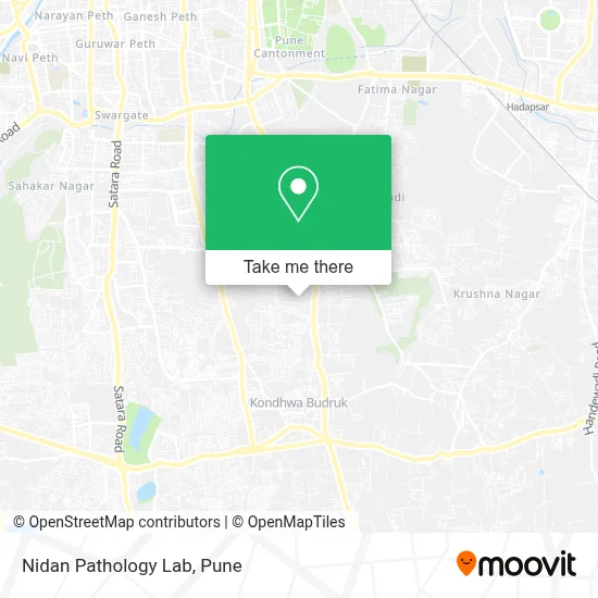 Nidan Pathology Lab map