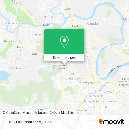 HDFC Life Insurance map