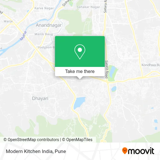 Modern Kitchen India map