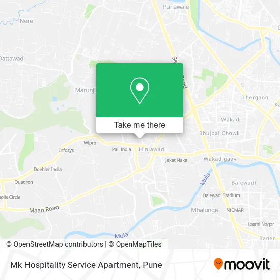 Mk Hospitality Service Apartment map