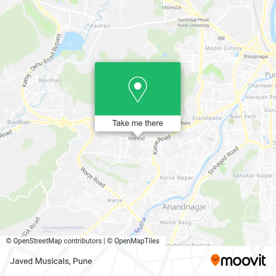 Javed Musicals map