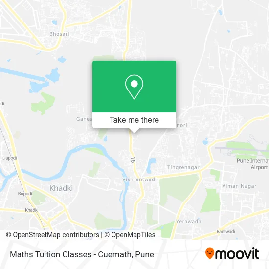 Maths Tuition Classes - Cuemath map