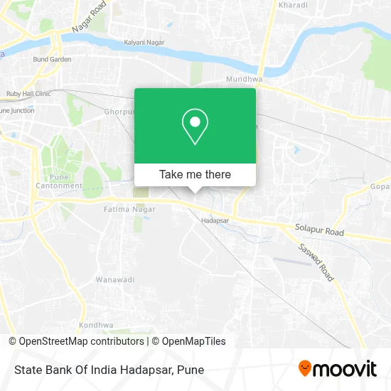 State Bank Of India Hadapsar map