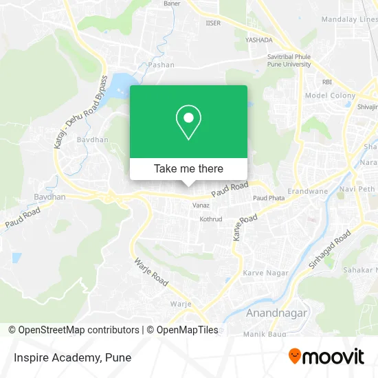 Inspire Academy map