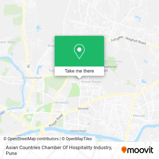 Asian Countries Chamber Of Hospitality Industry map