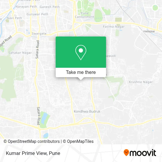 Kumar Prime View map