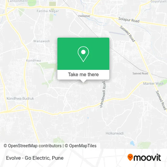 Evolve - Go Electric map