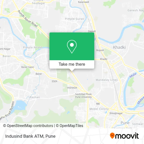 Indusind Bank Atm map