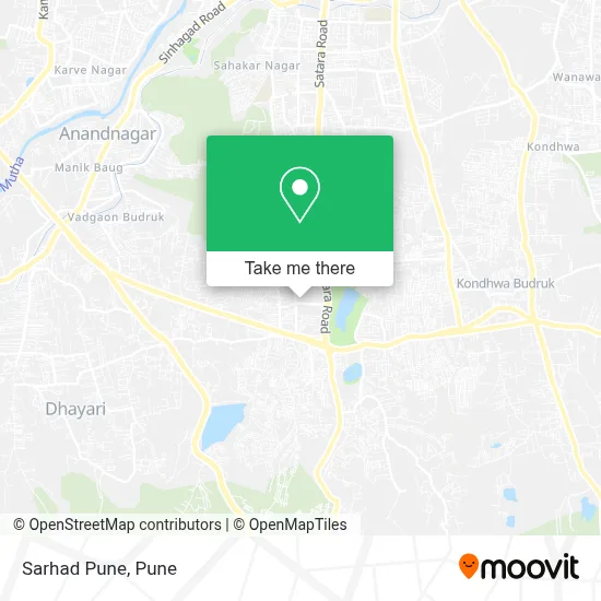 Sarhad Pune map