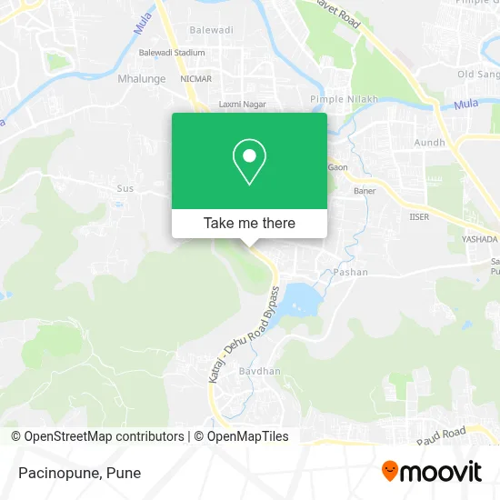 Pacinopune map