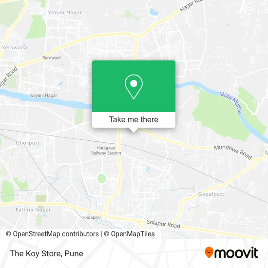 The Koy Store map