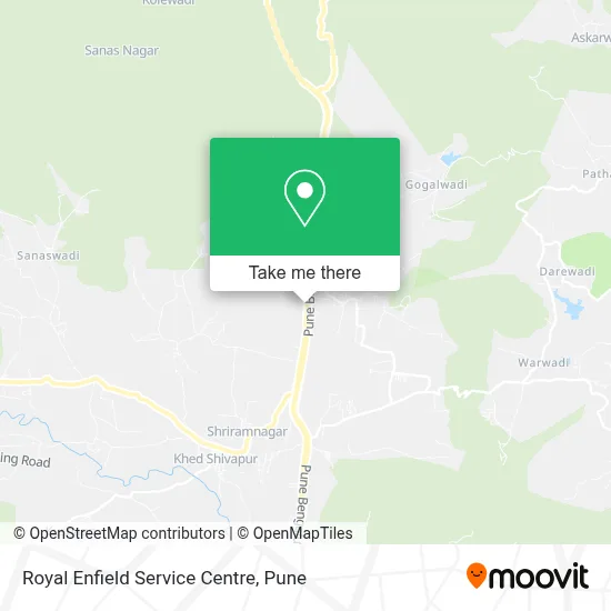 Royal Enfield Service Centre map