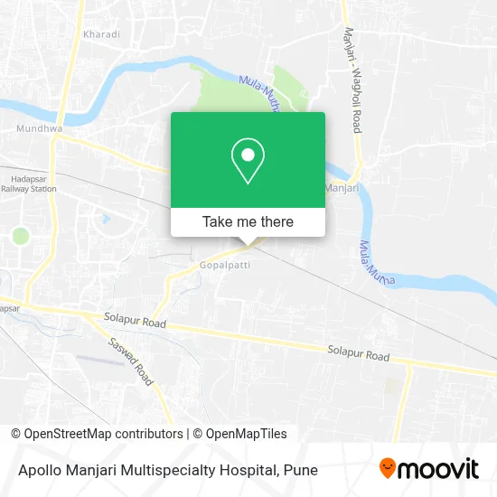 Apollo Manjari Multispecialty Hospital map