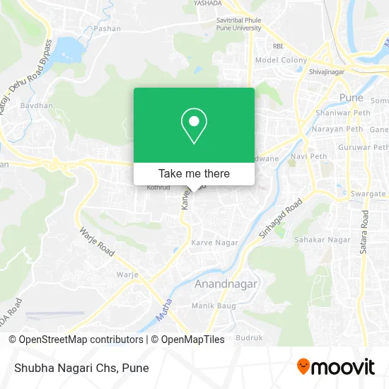 Shubha Nagari Chs map