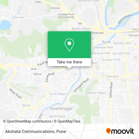 Akshata Communications map
