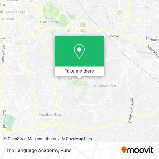 The Language Academy map