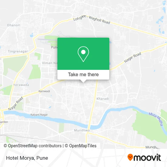 Hotel Morya map