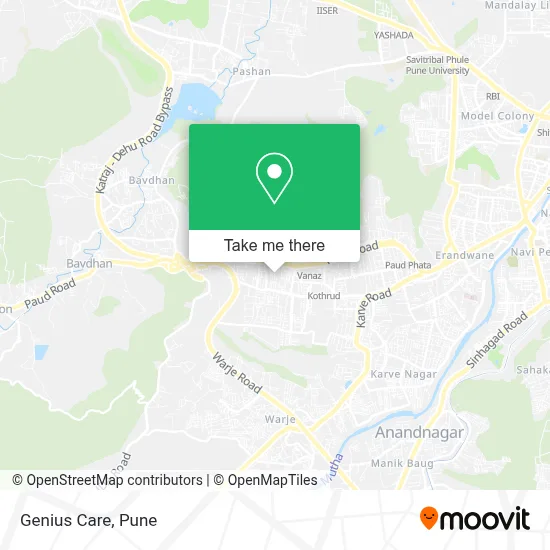 Genius Care map
