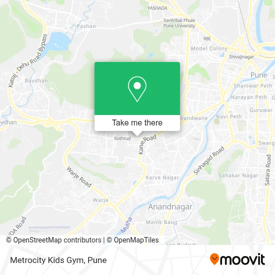 Metrocity Kids Gym map