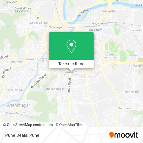 Pune Deals map