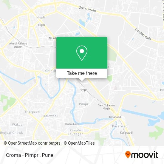 Croma - Pimpri map
