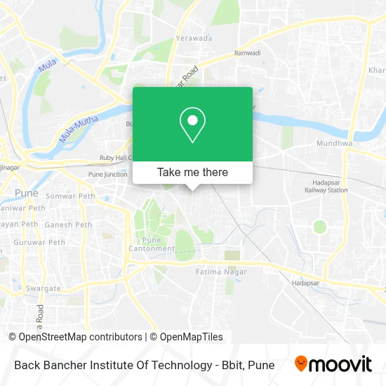 Back Bancher Institute Of Technology - Bbit map