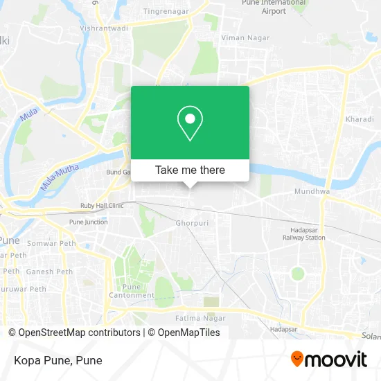 Kopa Pune map
