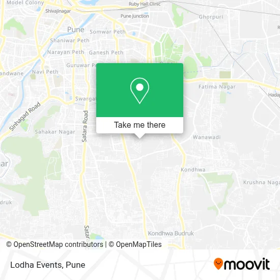 Lodha Events map