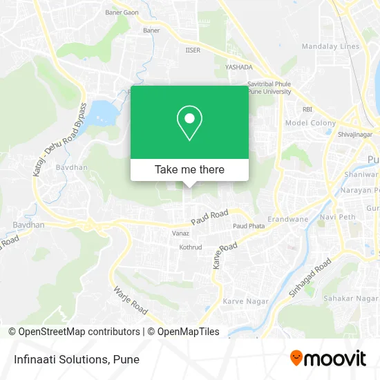 Infinaati Solutions map