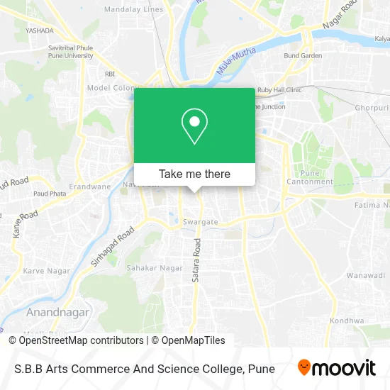 S.B.B Arts Commerce And Science College map