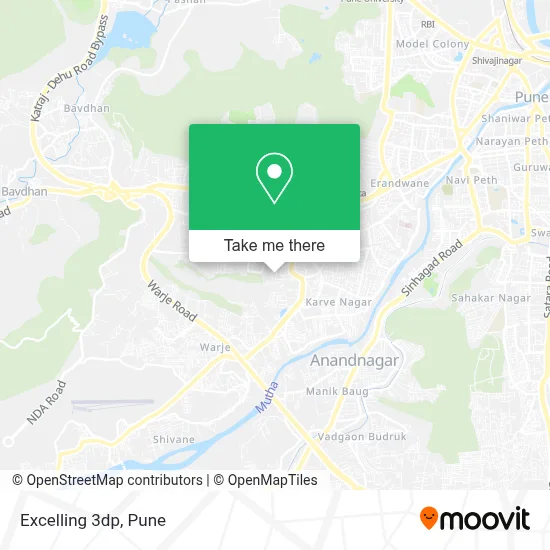 Excelling 3dp map