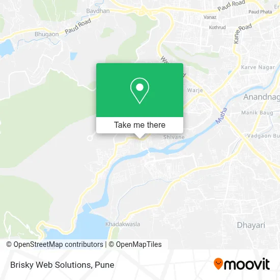 Brisky Web Solutions map