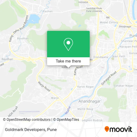 Goldmark Developers map